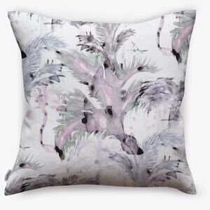 Eskayel Cocos Pillow in Cay, 18"x18" with feather insert